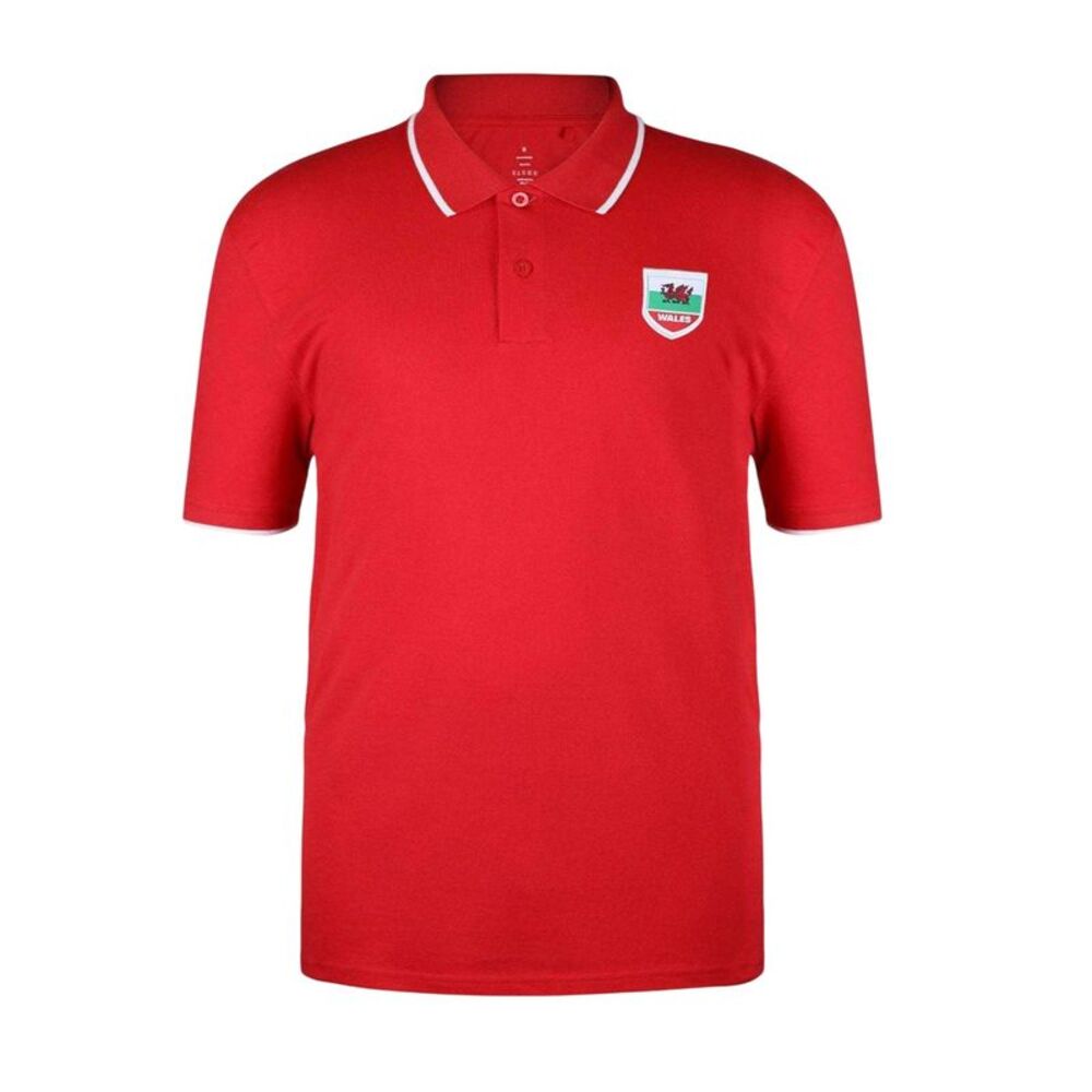 Fifa Mens Wales Polo Shirt / Red